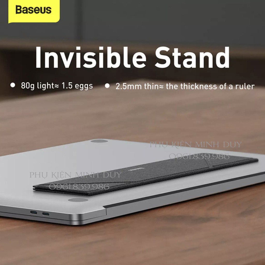 Đế tản nhiệt siêu mỏng, gấp gọn cho máy tính Baseus Ultra thin Laptop Stand
