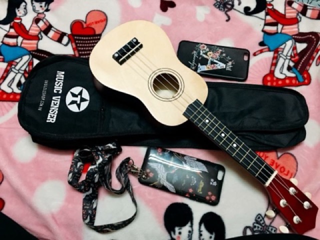 ĐÀN UKULELE 21INCH MÀU GỖ