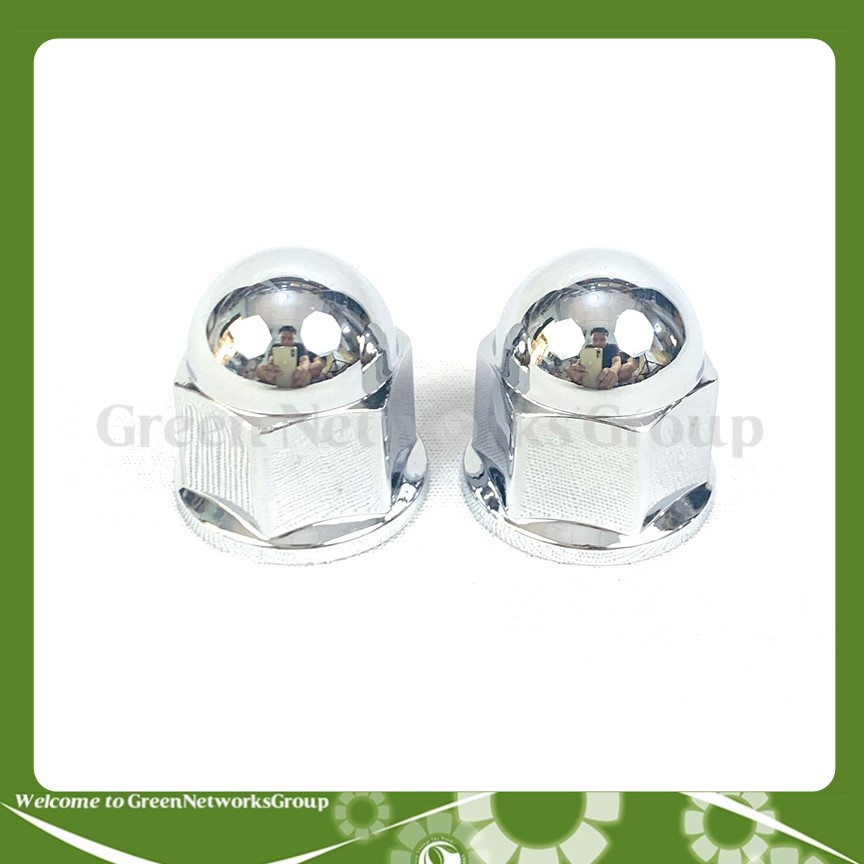 Ốc chụp cốt trước Vision mạ xi Greennetworks ( 2 nắp )