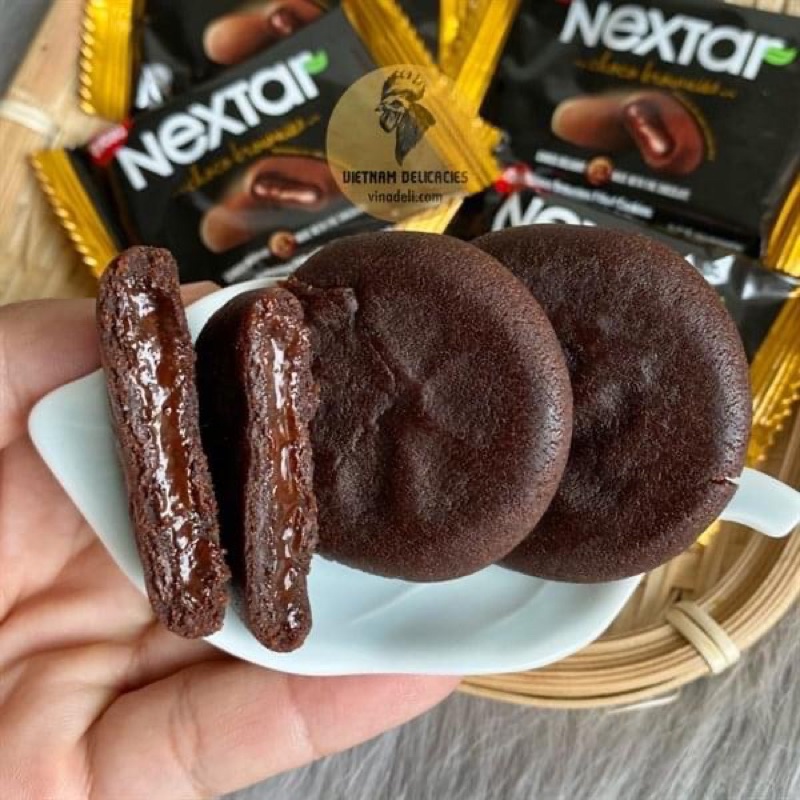 4 Cái Bánh Nextar sốt Socola Nabati