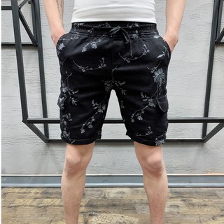 Quần kaki short túi hợp unisex chât liệu cực tốt vãi không nhăn,không xù,thoải mái hoạt động vui vẻ - QS6691-Đen