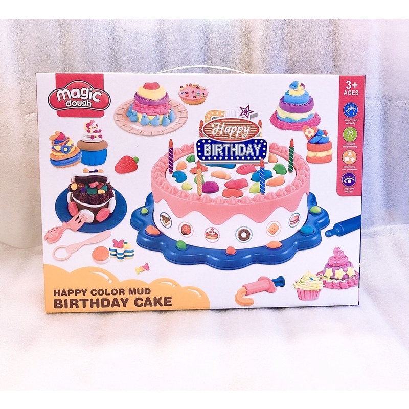 Bộ làm bánh kem đất sét birthday cake 8500