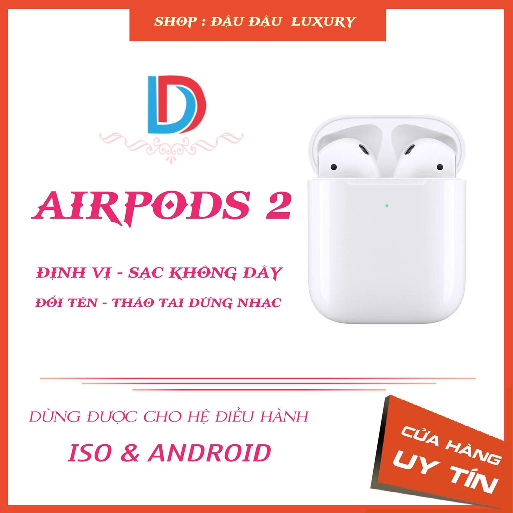 [Xả Hàng] Tai Nghe bluetooth Cao Cấp Airpods 2