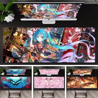 Tấm Lót Chuột Và Bàn Phím Máy Tính 700x300 In Hình Anime Hatsune Miku