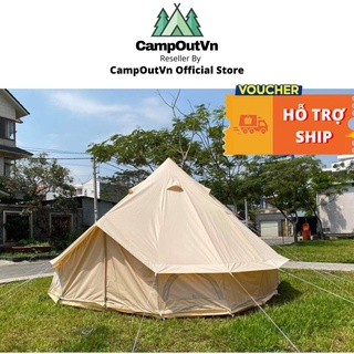 Lều cắm trại Mông cổ du lịch dã ngoại lều tròn phong cách Glamping campoutvn A055