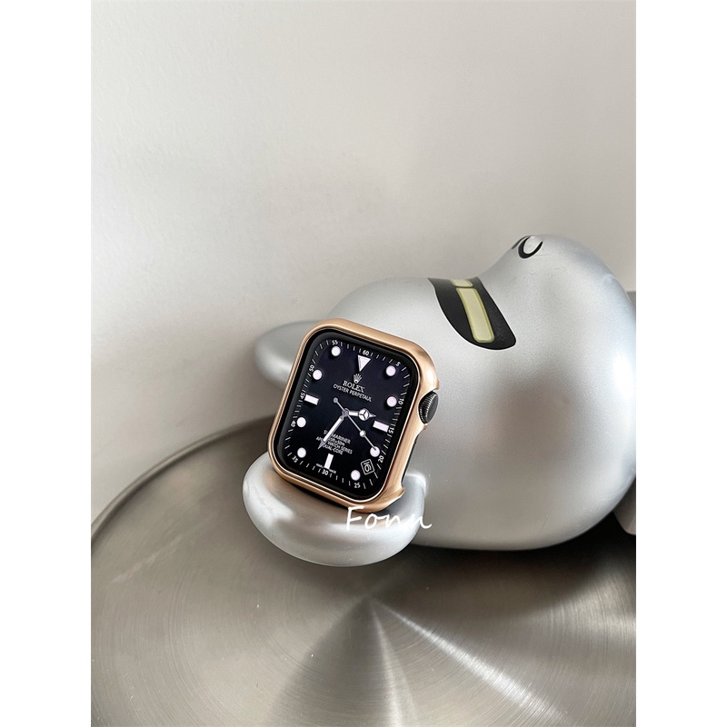 Ultra Ốp Bảo Vệ Bằng Hợp Kim Nhôm Siêu Mỏng Dành Cho Apple Watch Series 8 7 SE Ultra 6 5 4 3 2 1 S8 49mm 41mm 45mm 40mm 44mm 38mm 42mm