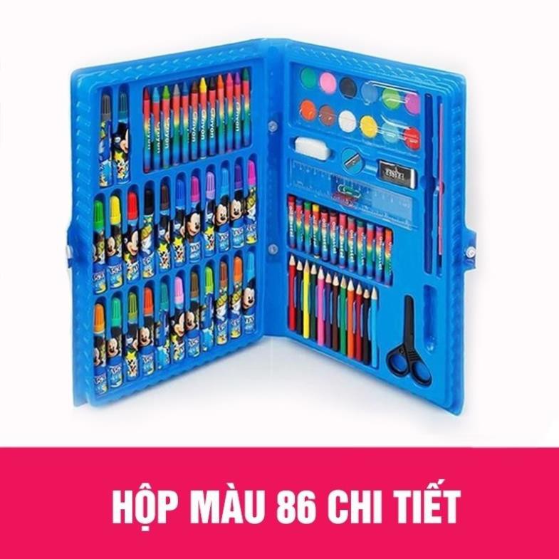 BỘ BÚT MÀU 86 CHI TIẾT CHO BÉ YÊU