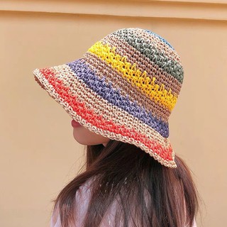 Mũ cói nhiều màu xinh