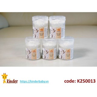 Bông ráy tai Kinder loại nhỏ 260 cây - Bông vệ sinh tai mũi trẻ em