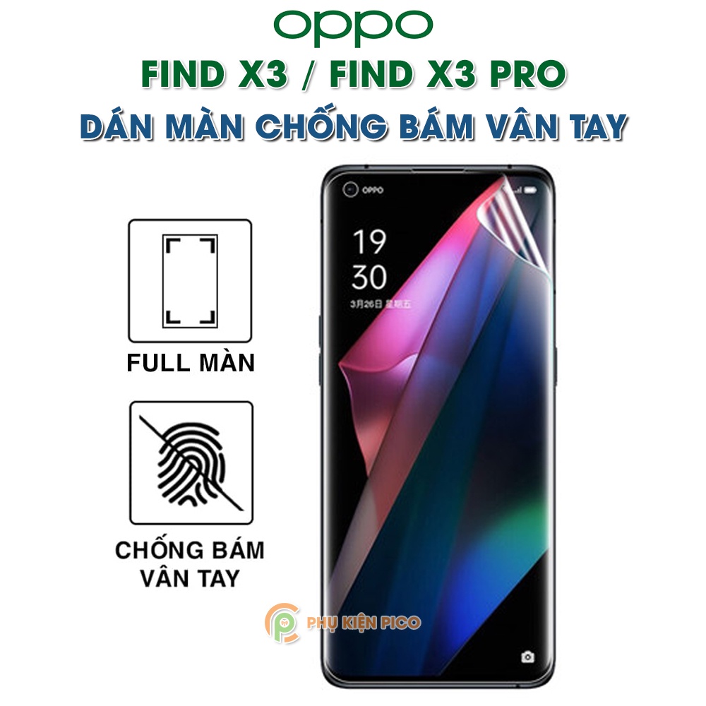 Dán màn hình Find X3 Pro PPF cao cấp dẻo vân mờ chống bám vân tay - Dán dẻo Oppo Find X3 Pro