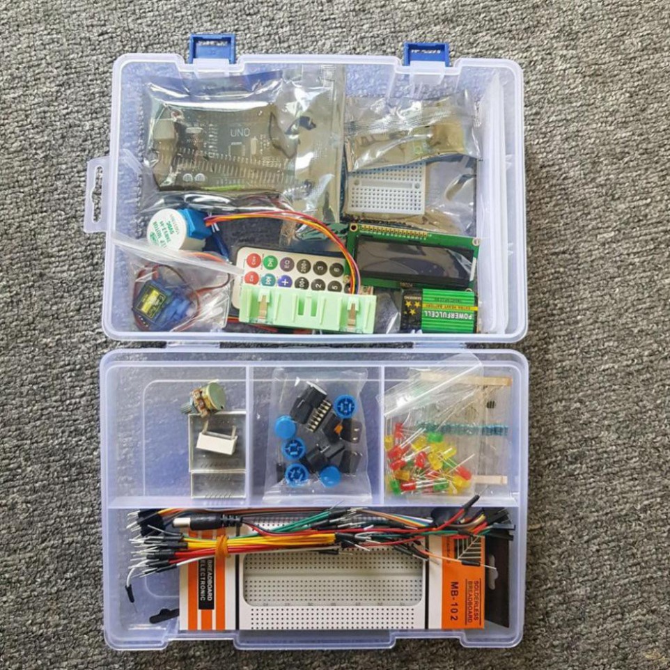 Bộ Kit Học Tập Arduino un0 R3 Cơ Bản, Arduino Starter Kit, Bộ Arduino V1 Đầy Đủ