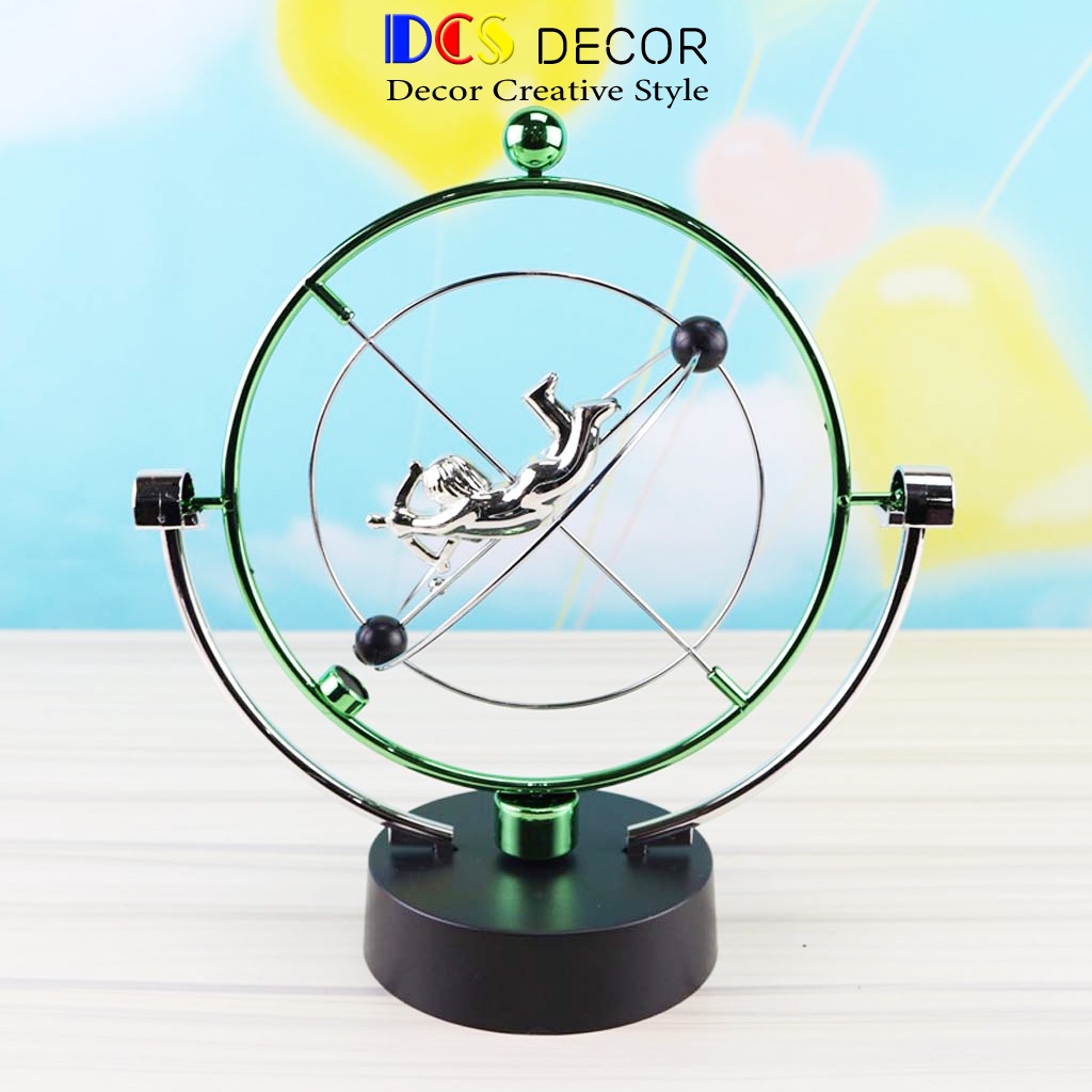 Con lắc vĩnh cửu quả lắc newton tự cân bằng xả stress đồ decor bàn làm việc trang trí bàn học phòng khách DCS DECOR