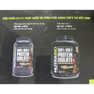 Whey Protein Isolate - hỗ trợ tăng cơ / giảm cân ( Hàng chính hãng )