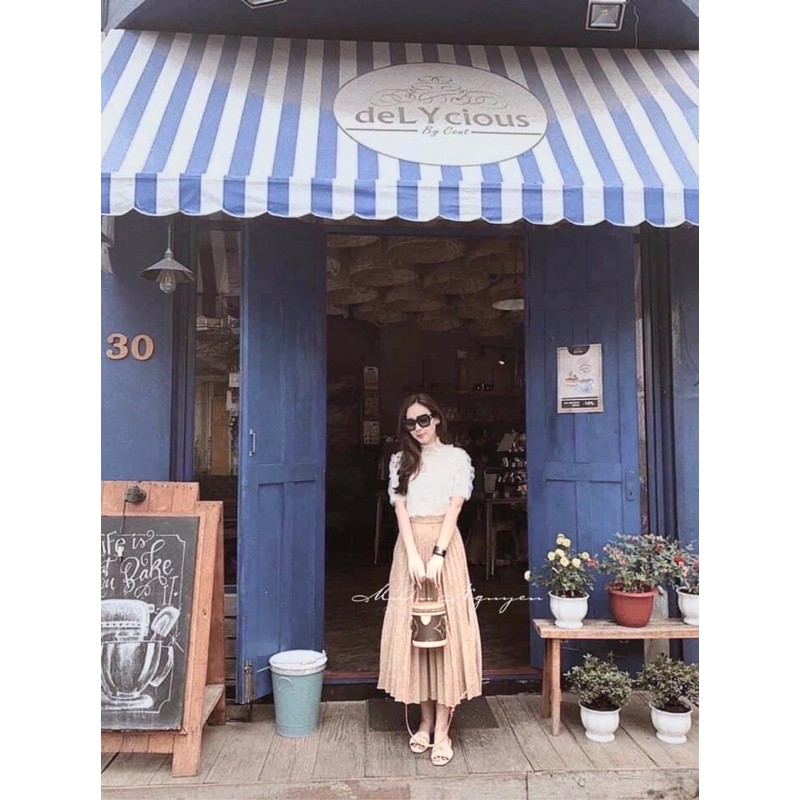 Chân Váy Dài Dập Ly Hàng QC Chất Đẹp Phong Cách Trẻ Trung | BigBuy360 - bigbuy360.vn