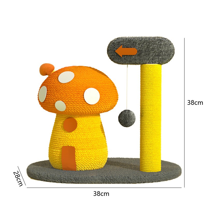 Đồ Chơi Cào Móng Hình Ngôi Nhà/Cây Nấm/Gà Cho Mèo Cưng
