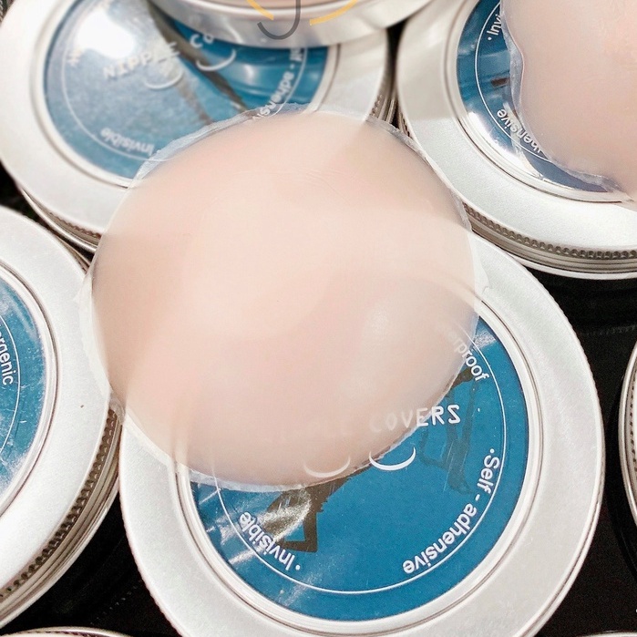 Miếng dán ngực Silicone SUSANNY Ultra Thin siêu dính, hộp 4 đôi, che tên sản phẩm