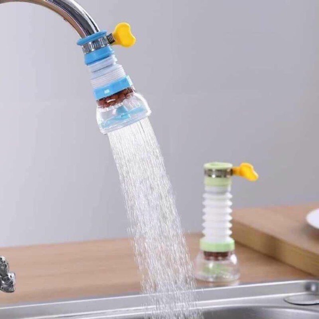 Đầu vòi nước tăng áp rửa bát lọc bẩn vòi nước bể xoay 360 độ thông minh