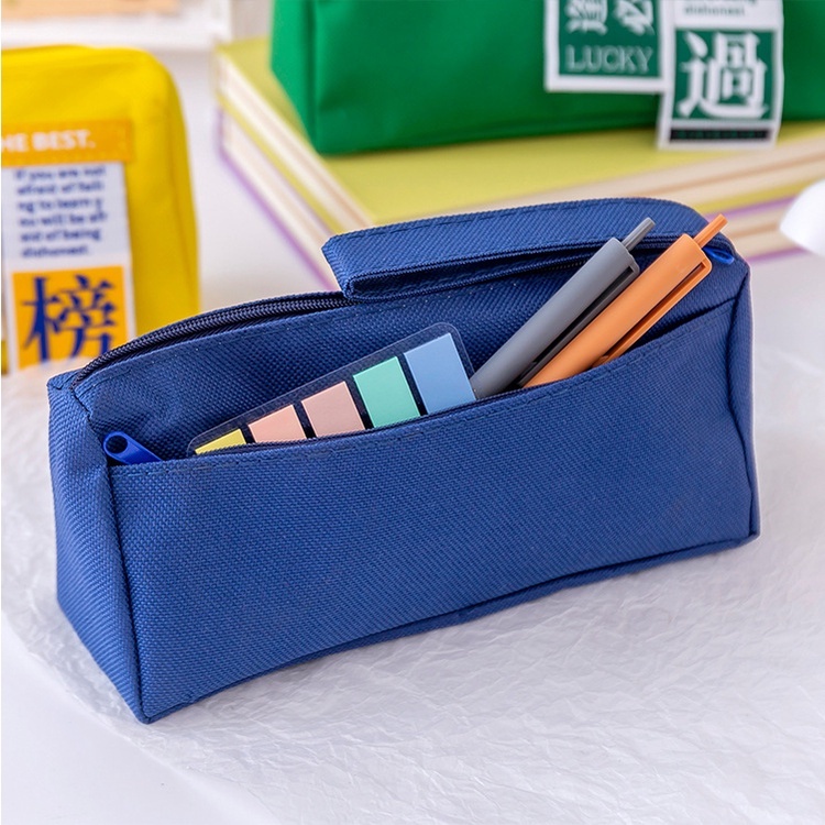 Túi Đựng Bút Bằng Vải Oxford Sức Chứa Lớn Sáng Tạo Cho Học Sinh