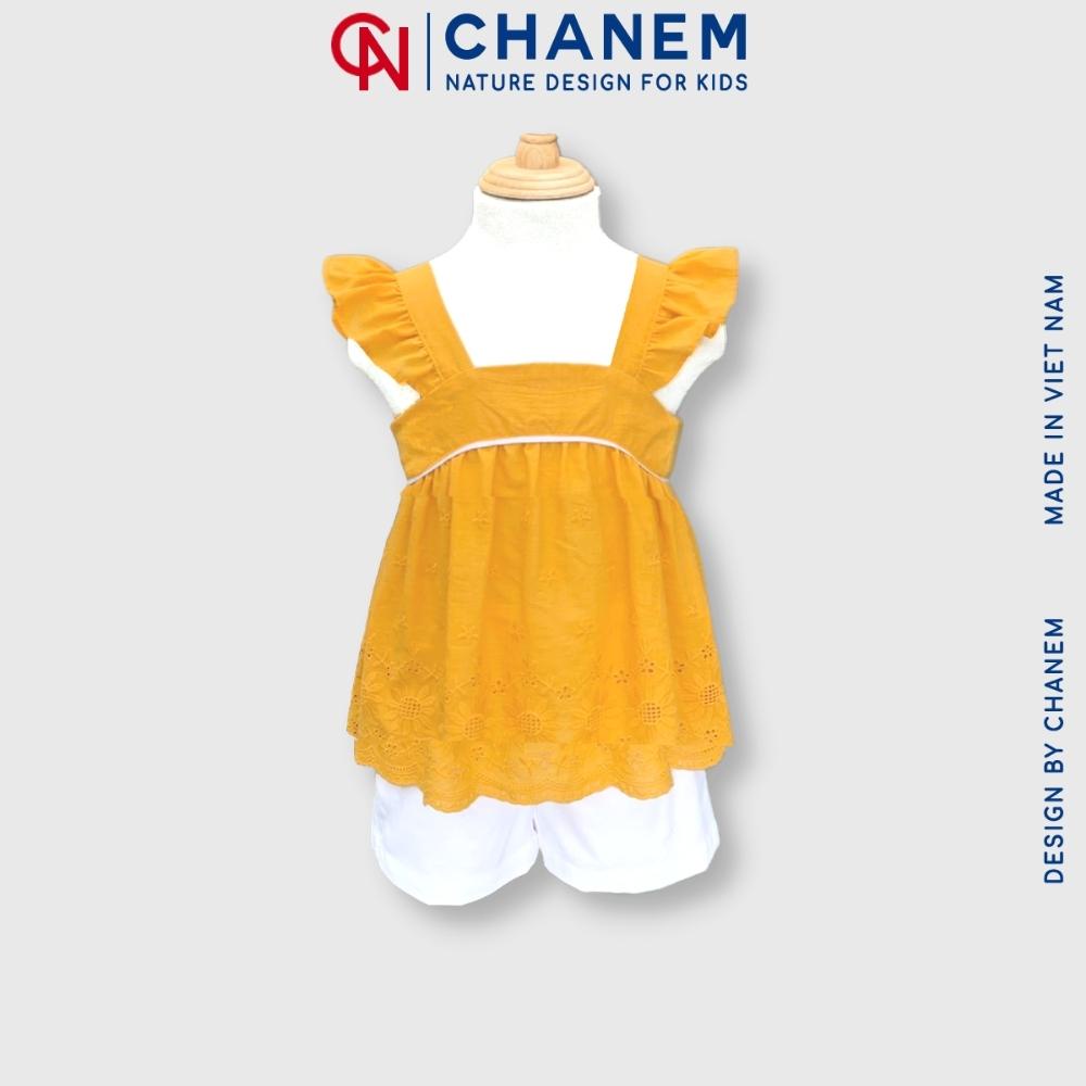 Bộ quần áo cánh tiên LILY chất thô boi &amp; quần Jean trắng NALA - CHANEM - Fashion Design For Kids