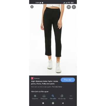 Quần kaki lưng cao f21