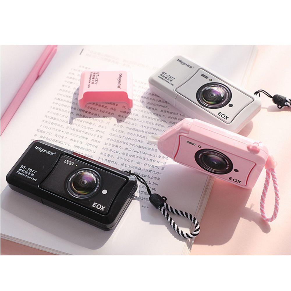 AUGUSTINE Cuộn Băng Keo 10m Hình Máy Ảnh Hoạt Hình Sáng Tạo