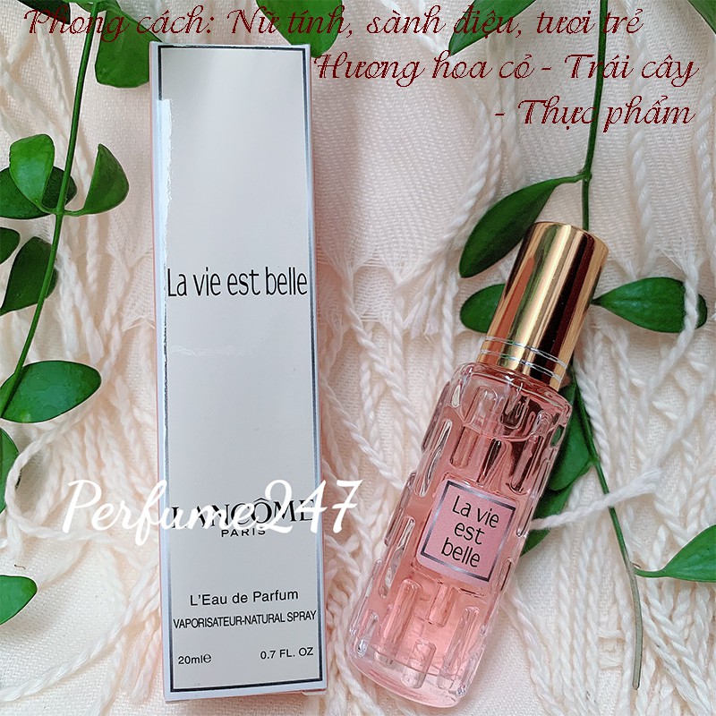 NƯỚC HOA MINI NỮ QUYẾN RŨ NGỌT NGÀO-MÙI LACOME LAVIE 20ML