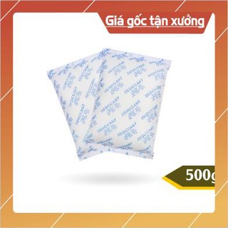 Hạt Hút Ẩm Silicagel 500g Bịch 1kg hút ẩm kho hàng, container, tủ quần áo, bảo quản thực phẩm