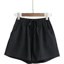 Quần đùi nữ mặc nhà  MADELA ống rộng cạp chun chất đũi Hàn | BigBuy360 - bigbuy360.vn