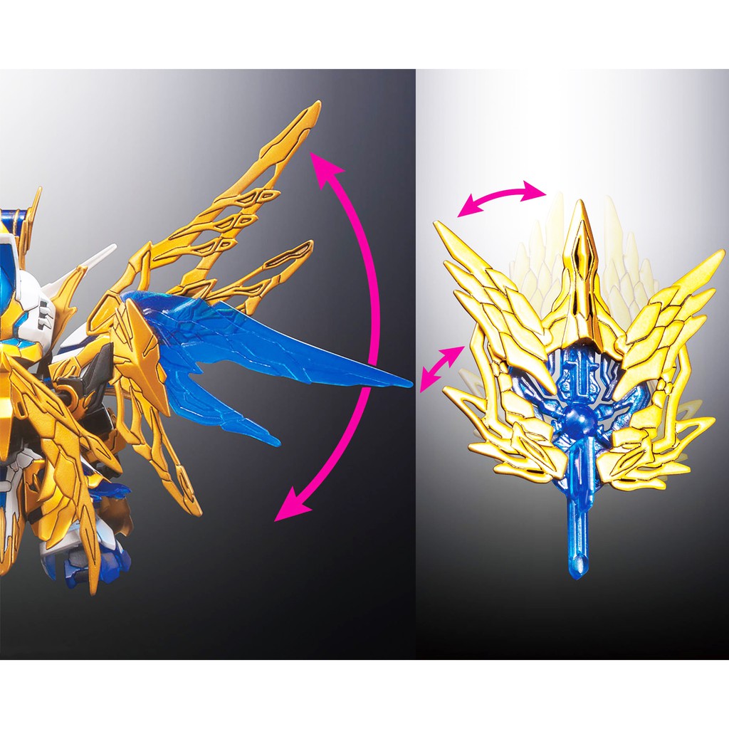 Mô Hình Gundam Bandai SD 020 Zhuge Liang Freedom Gundam - Gia Cát Lượng Sangoku Soketsuden