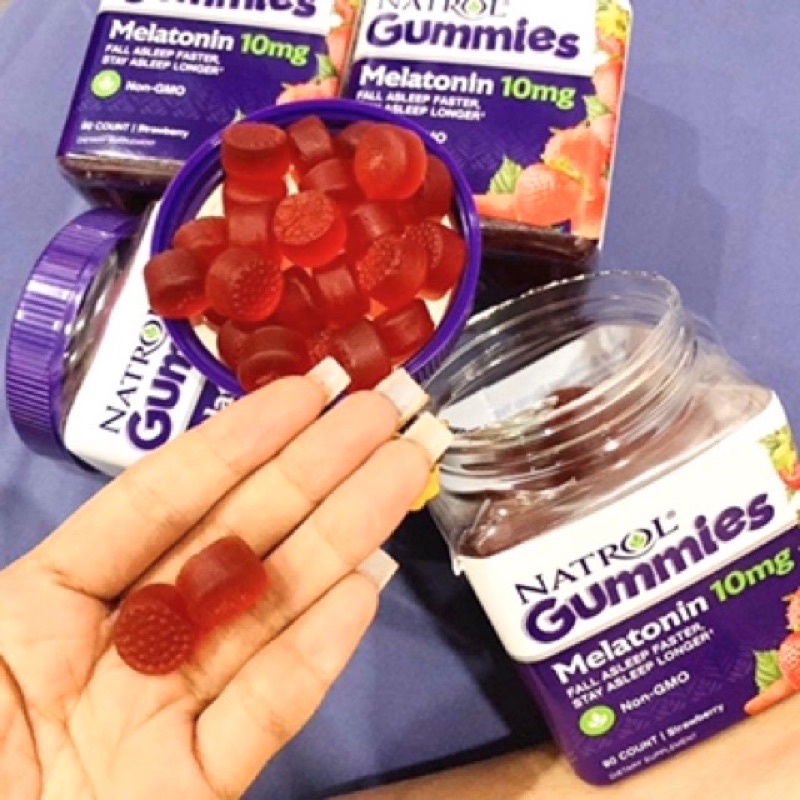 Kẹo ngủ Natrol Melatonin Gummies 5mg 180 viên, hỗ trợ giấc ngủ