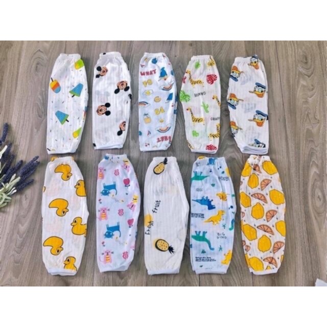 Quần dài cotton giấy cho bé trai bé gái size 4-16kg