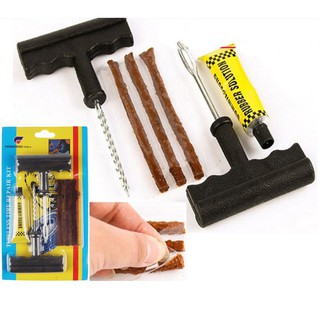 Bộ Vá Lốp Không Săm cho xe hơi, ô tô, xe máy (4 Bước Đơn Giản)