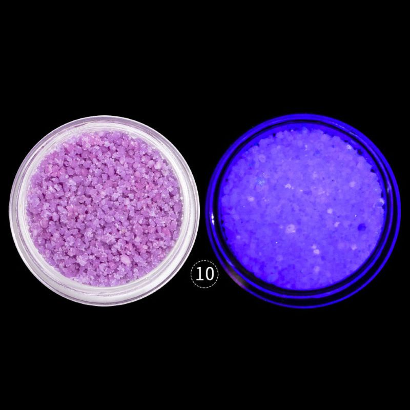 Set 9 Bột Dạ Quang Phát Sáng Trong Bóng Tối Làm Trang Sức Resin Epoxy Resin