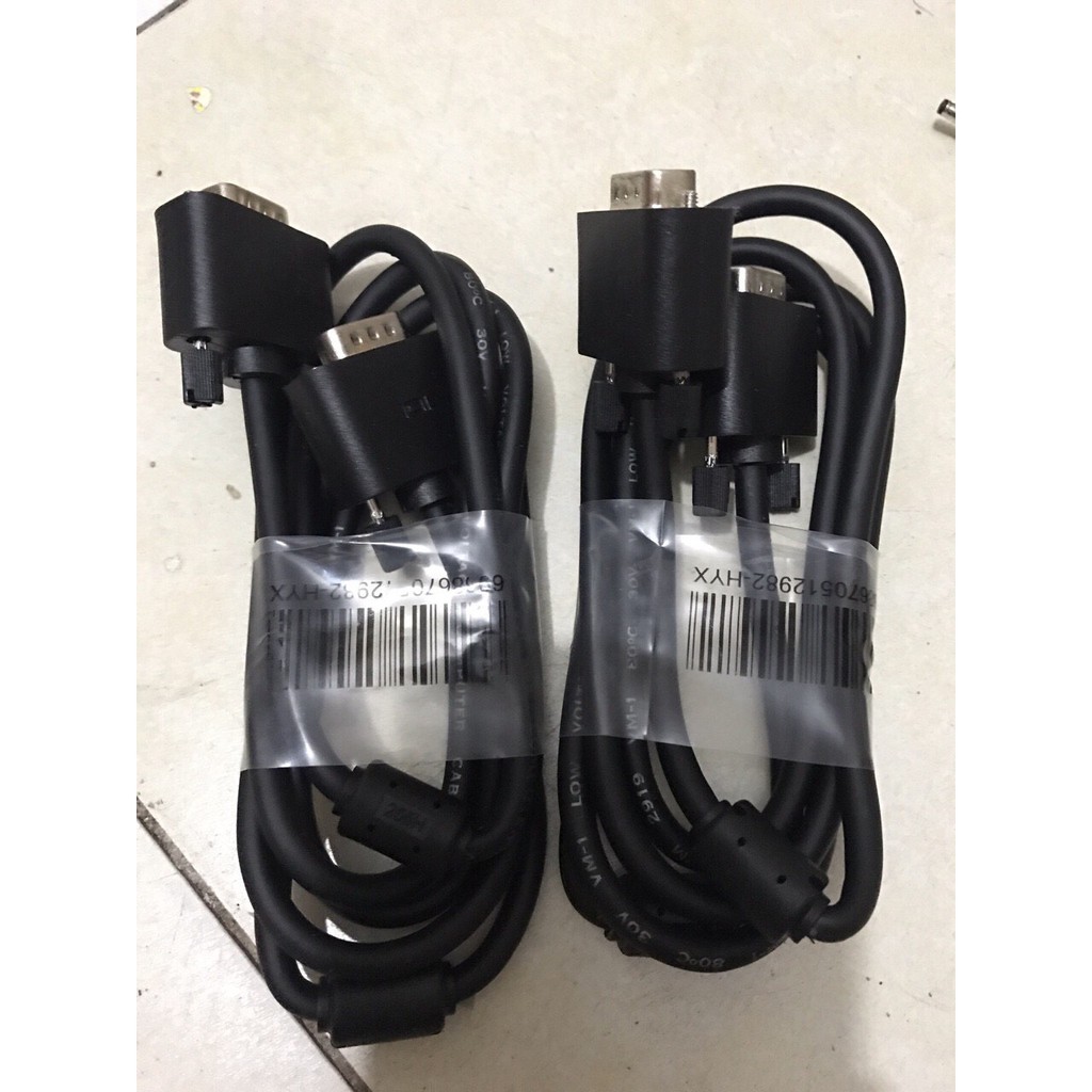 Dây Cáp VGA Dài 1.5m - Dây Cap Kết Nối 2 Đầu Vga