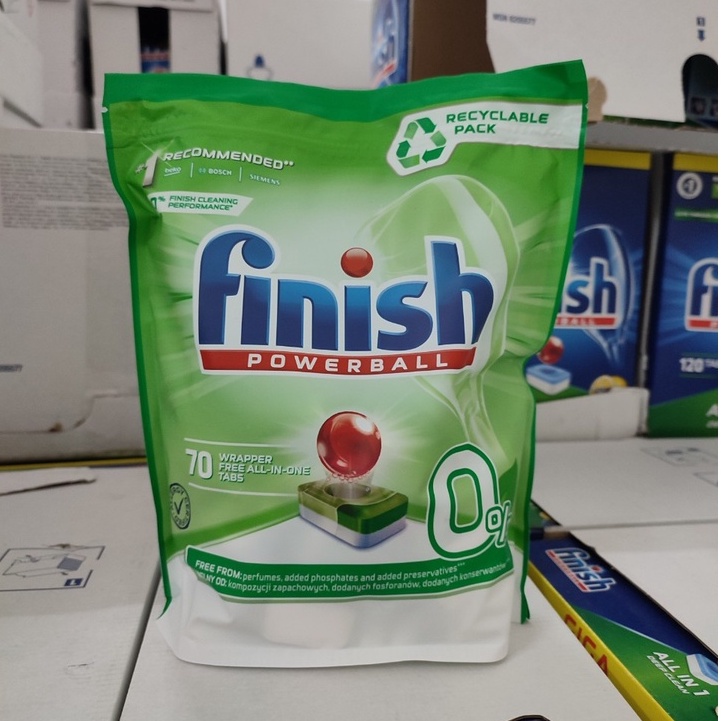 Viên rửa bát FINISH ECO 0% hữu cơ tự nhiên nhập khẩu châu âu