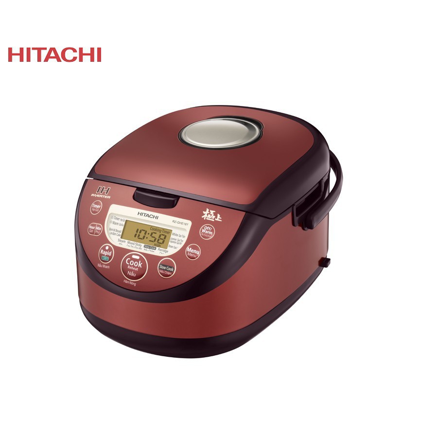 Nồi cơm điện cao tần Hitachi 1.8 lít RZ-GHE18 - Hàng Mới Chính Hãng