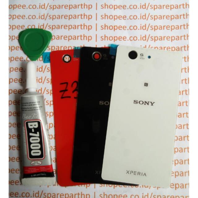 Túi Đựng + Keo Dán Mặt Sau Cho Sony Xperia Z3 Mini B7000