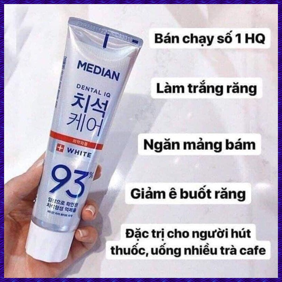 [NHẬP KHẨU CHÍNH HÃNG]Kem Đánh Răng Median Dental IQ 93% Hàn Quốc 120g