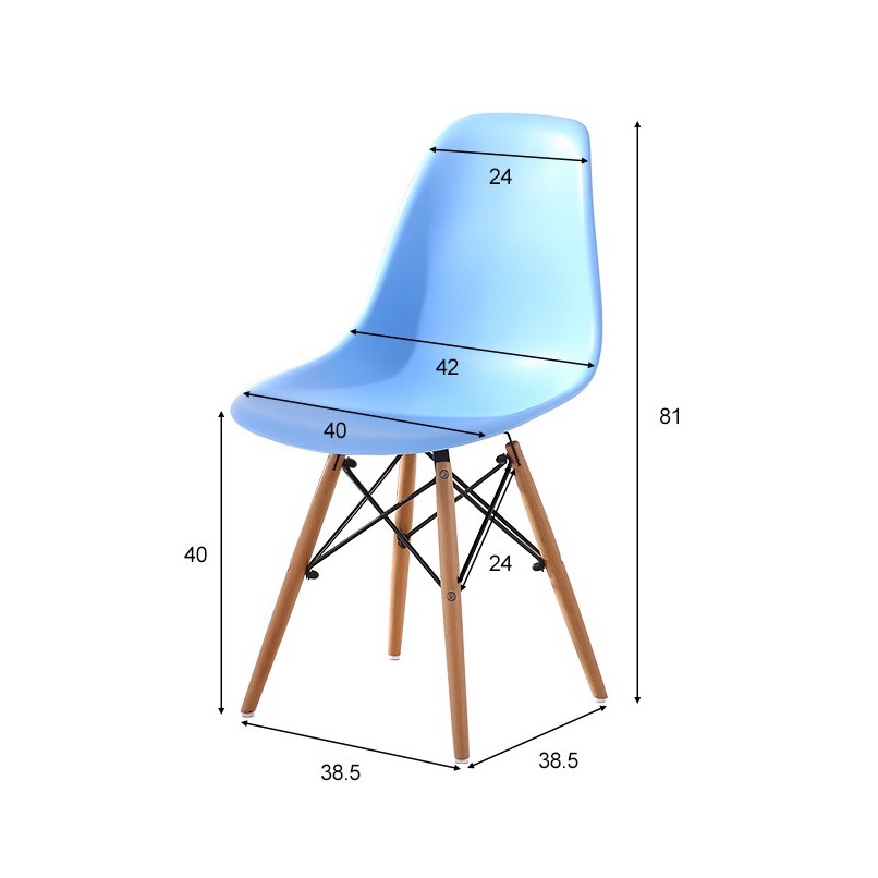 Ghế eames - cafe - phòng khách (hàng nhập khẩu loại 1)