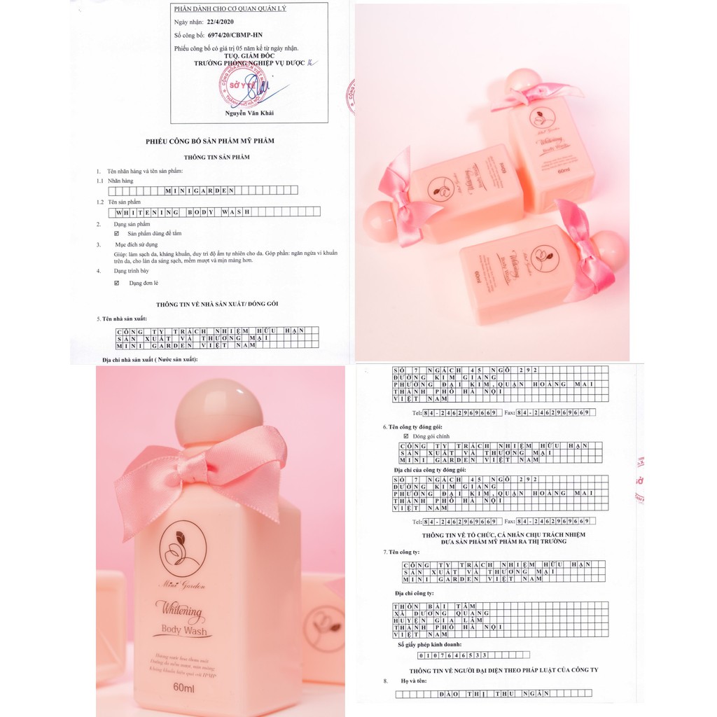 Sữa Tắm Trắng Men Bia Mini Garden 🎈FREESHIP🎈 Giả Pháp Tắm Trắng Hiệu Quả Bật Tone Da Trắng Sáng 60ml MN0994 | BigBuy360 - bigbuy360.vn