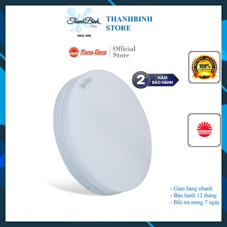 < CHĨNH HÃNG > ĐÈN ỐP TRẦN TRÒN LED TRẦN VIỀN 3 MÀU- LN12 RẠNG ĐÔNG