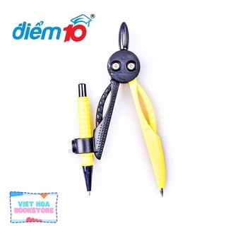 Bộ compa điểm 10 mten tp-c019 xanh/đỏ/vàng