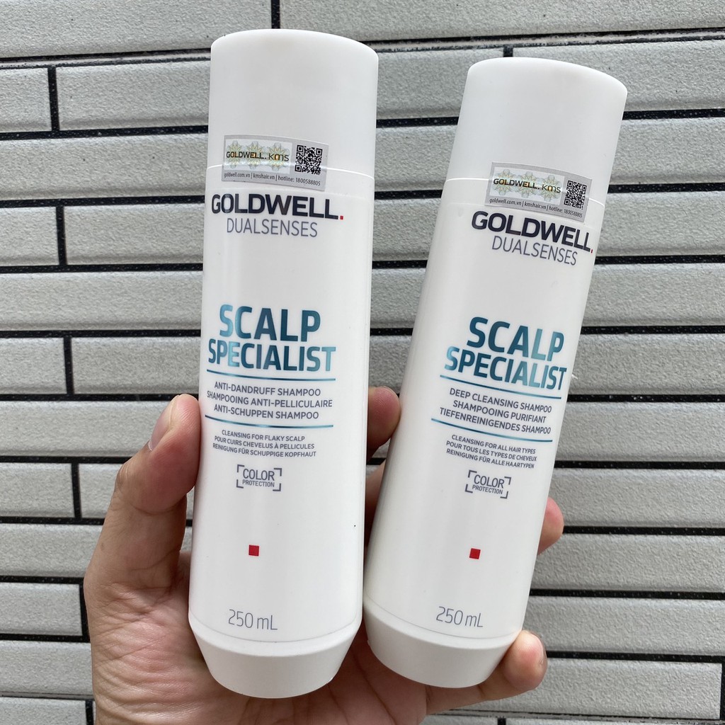 🇩🇪Goldwell🇩🇪 Dầu gội cân bằng dầu Goldwell Deep Cleasing Scalp Specialist Shampoo 250ml