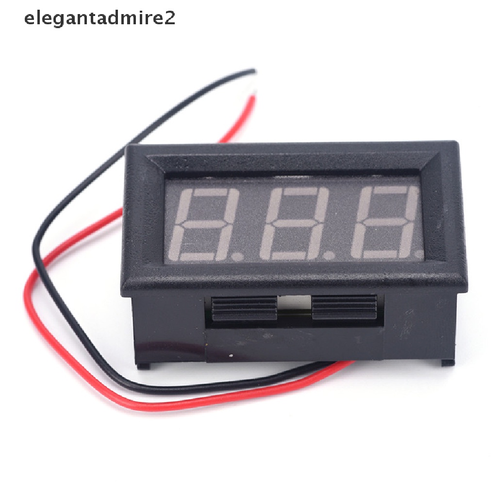 Vôn Kế Điện Tử Mini DC 0-30V Màu Đỏ Cho Xe Hơi