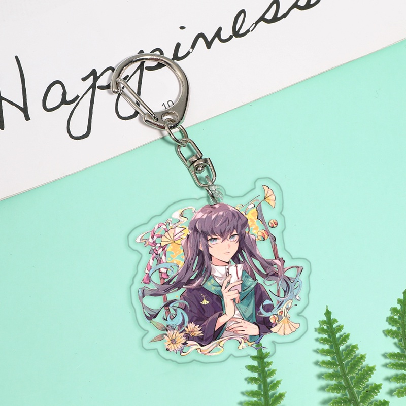 Móc khóa acrylic hình nhân vật Tanjiro Zenyi phim Demon Slayer