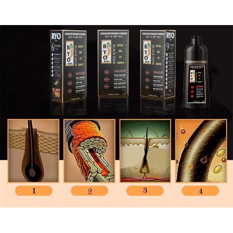 DẦU GỘI ĐEN TÓC 💇{HIỆU QUẢ NGAY LẦN ĐẦU}💇👉 Dầu gội phủ bạc  ĐEN TÓC chỉ  5-7 phút từ thảo dược  không  kích ứng dị ứng | BigBuy360 - bigbuy360.vn