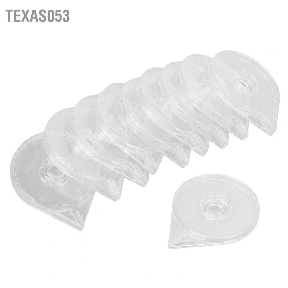 Hàng Sẵn 10pcs Hộp Nhựa Đựng Dây Băng Trang Trí Móng Tay Chuyên Dụng Dễ dàng Cắt làm móng tay Thiết kế Băng Dòng Con lăn 【Texas053】