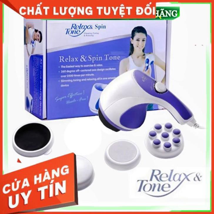 SỐC SALE [Chính hãng]  Máy Massage Cầm Tay Relax & Spin Tone 5 Đầu  máy massage mặt,  bụng Model A781.