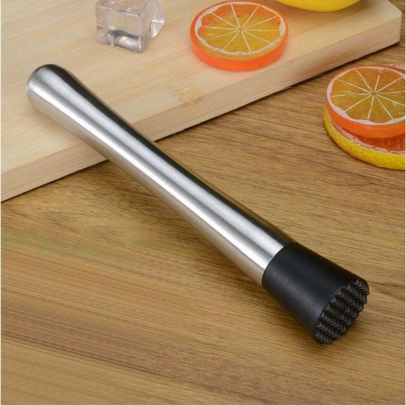 Chày dầm inox pha chế cocktail, trà sữa 20cm