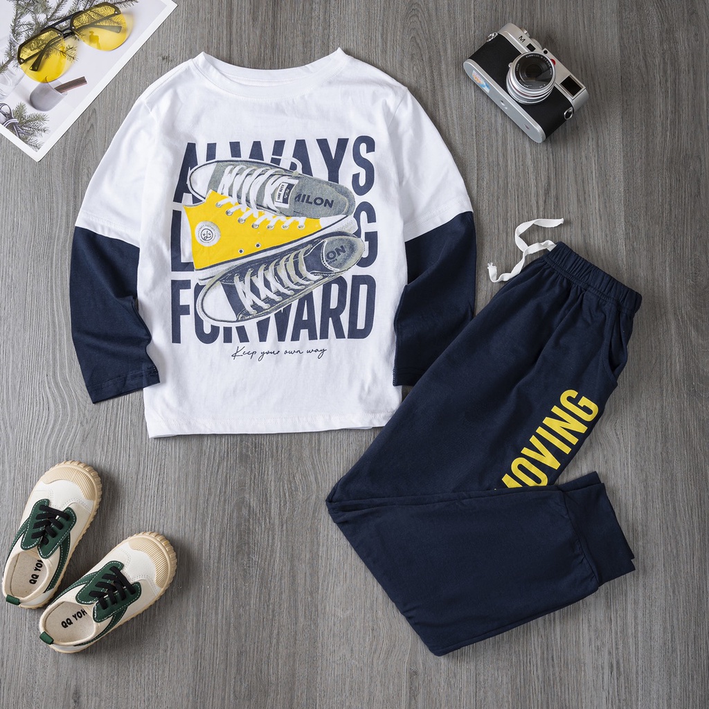 ✔️17-60kg✔️ Bộ Place/GAP thu đông dài tay bé trai size đại